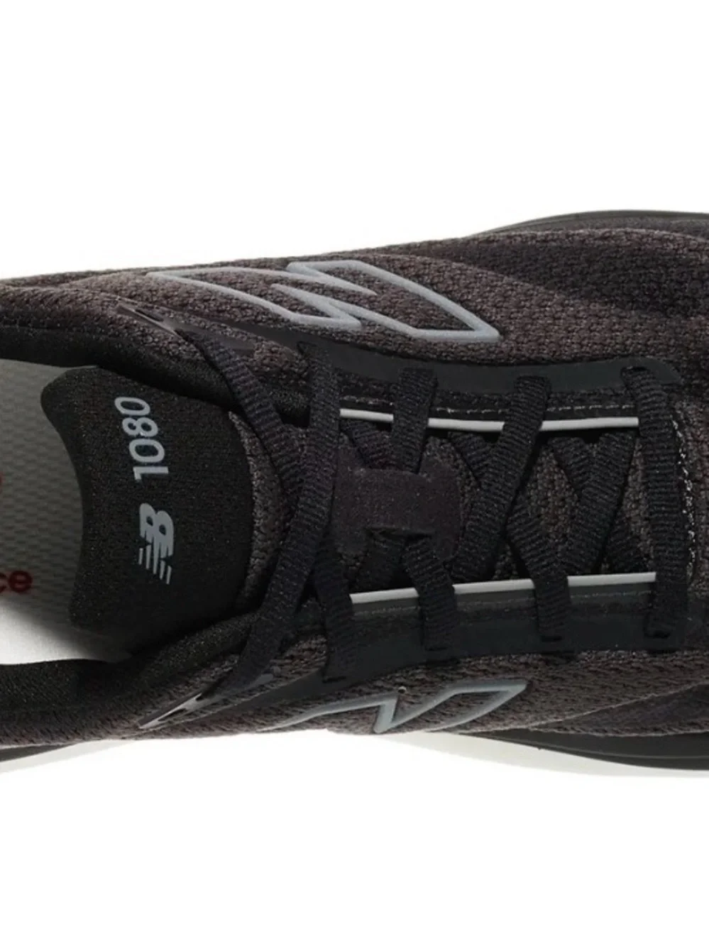 New Balance Women's 1080v15 Running Shoe - Black with Slate Grey, Size: 7.5
